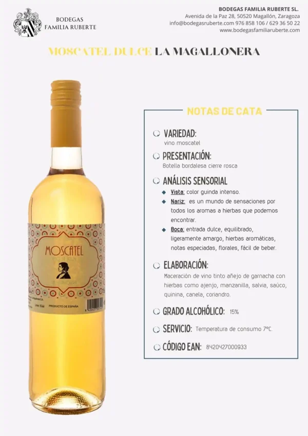 MOSCATEL LA MAGALLONERA - Imagen 2